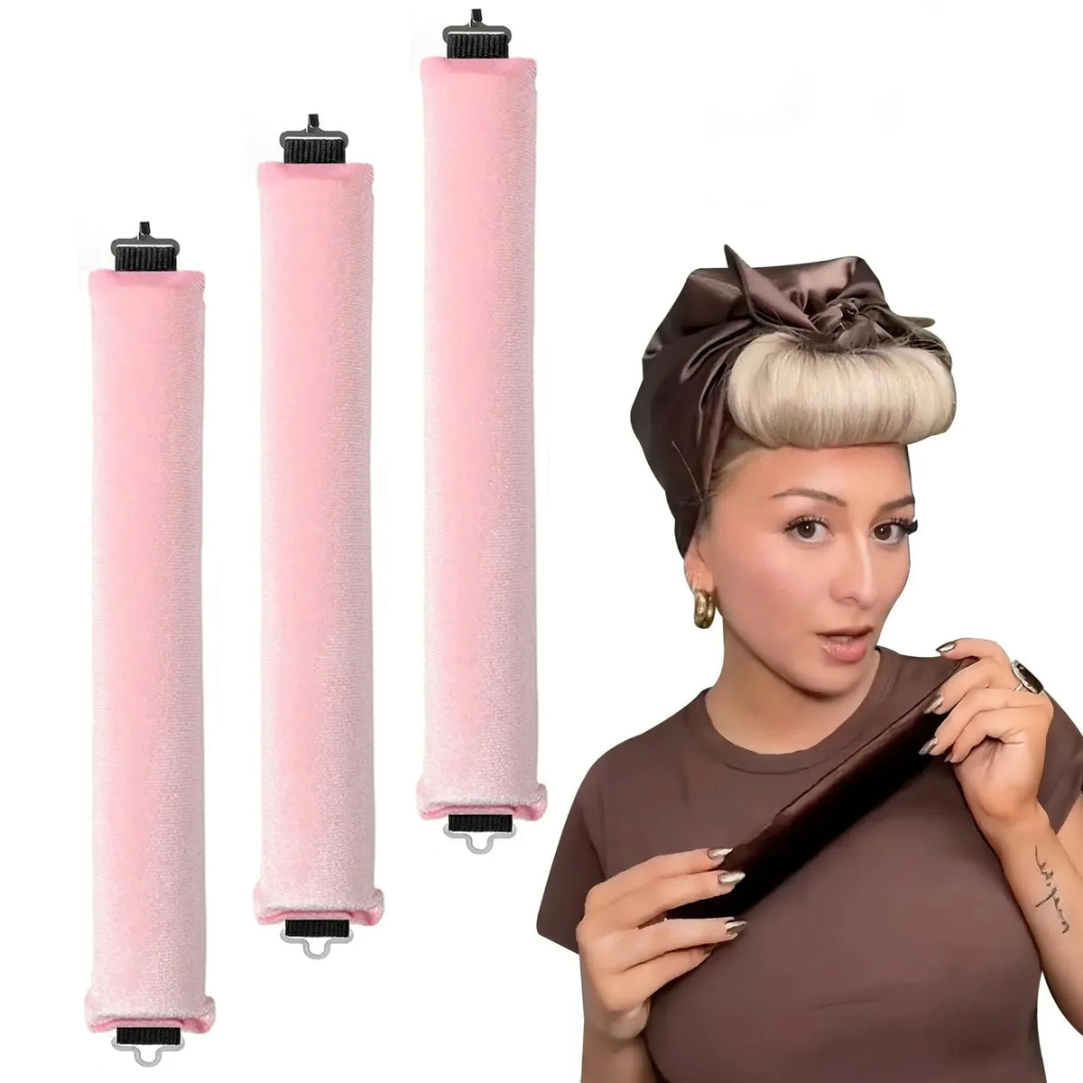 Bigoudis sans chaleur – boucles naturelles au réveil