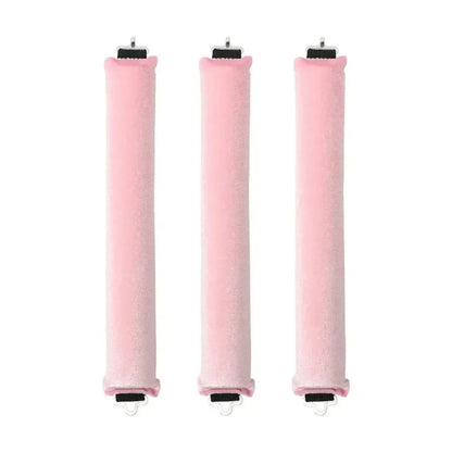 Bigoudis sans chaleur Onduluna – coloris Rose (lot de 3)